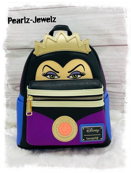 Loungefly Disney Snow White Evil Queen Cosplay Figural Mini Backpack NWT main image 4